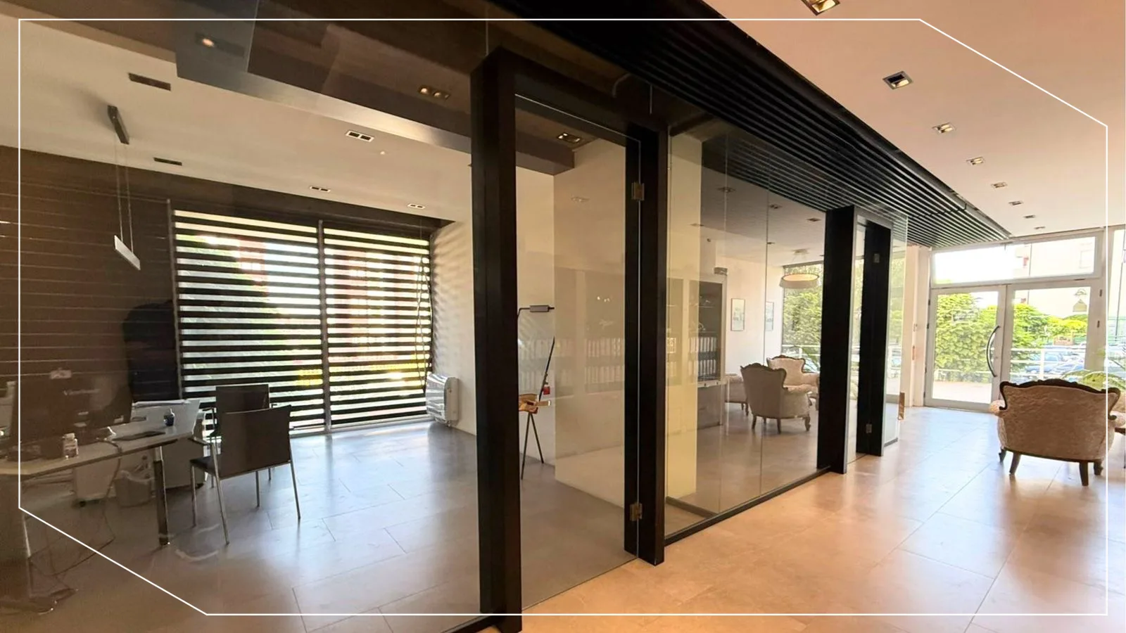 Zyre me qira 130m² në lagjen Dragodan, Prishtinë image 2