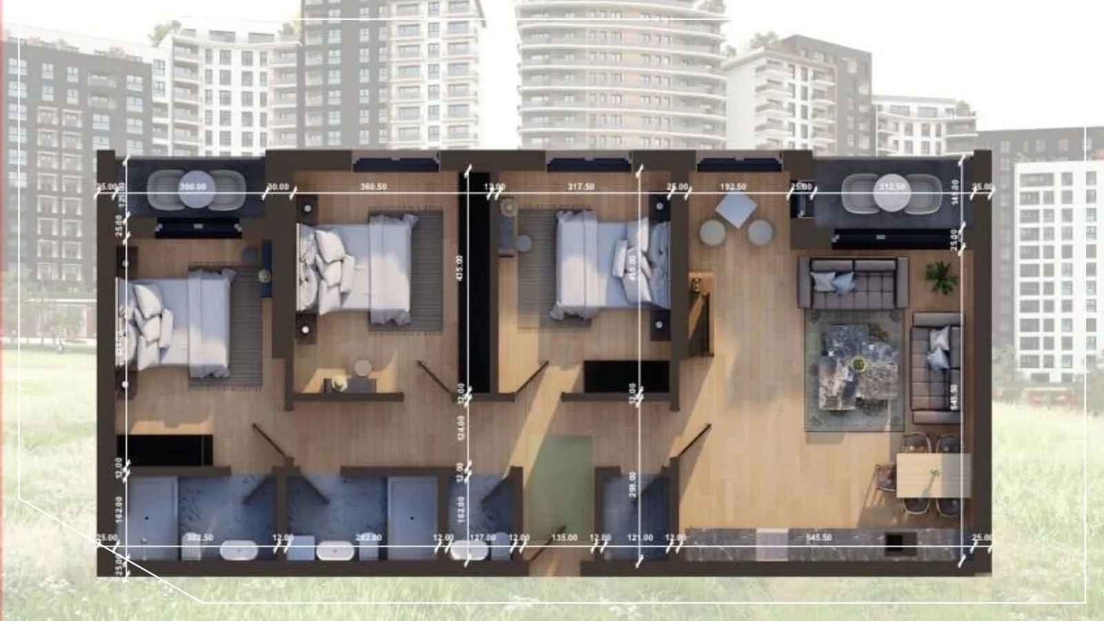 Wohnung zum Verkauf 123,63m² in Lagjja e Spitalit, Pristina image 2