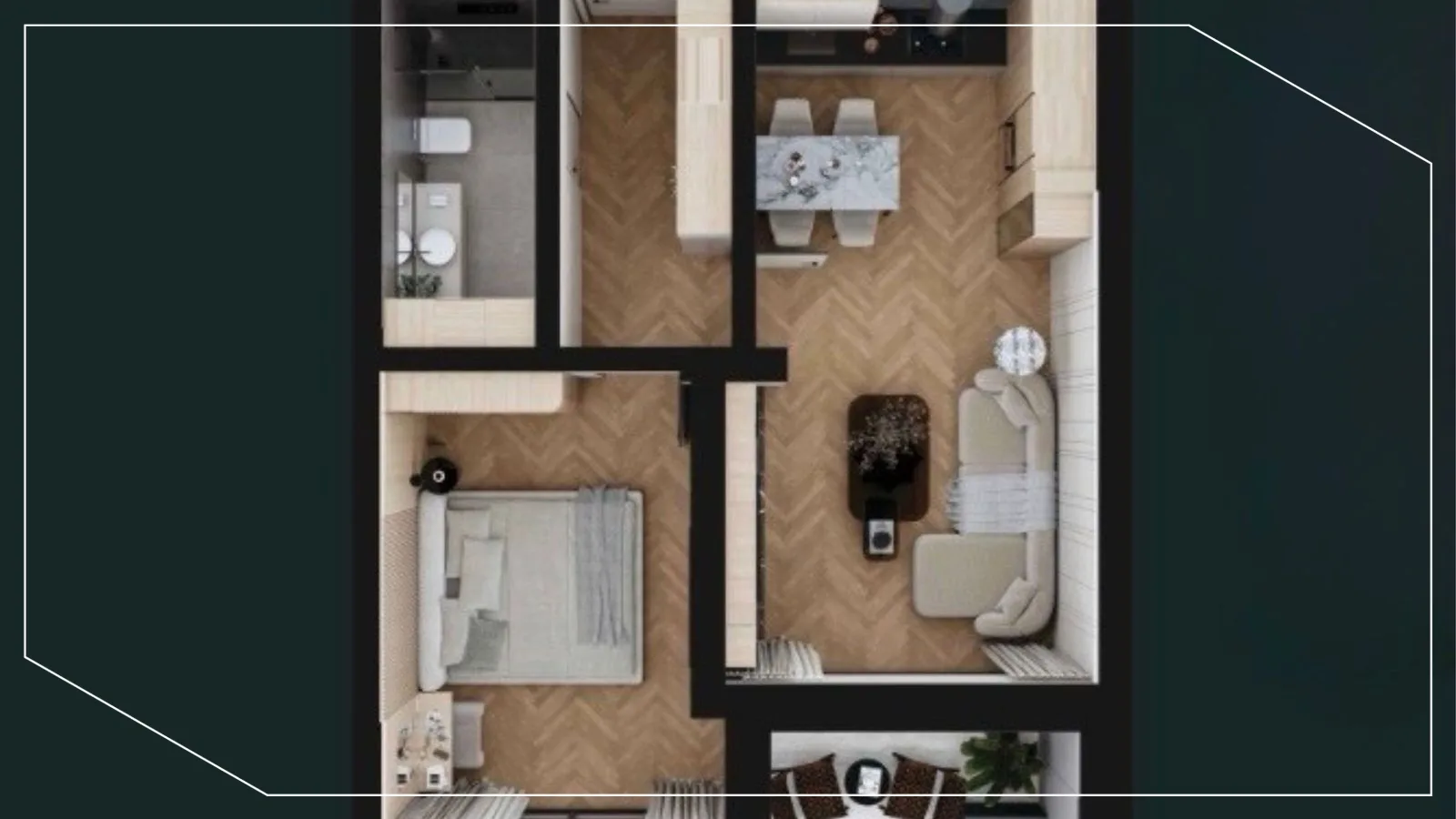 64.64m² Apartment for Sale in Prishtina image 2