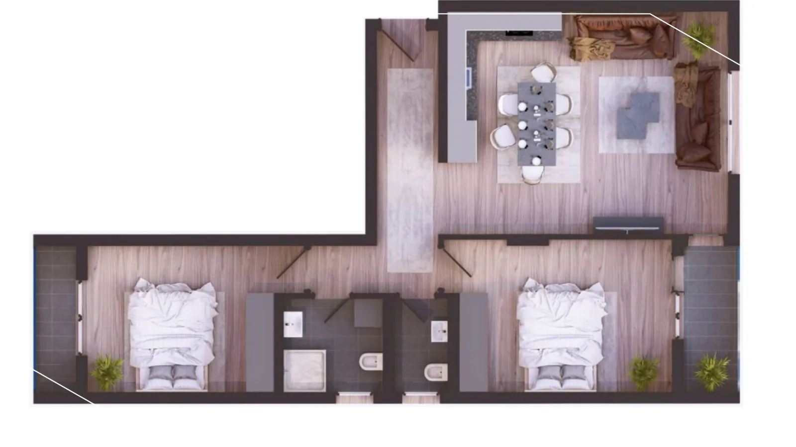 Wohnung zum Verkauf 90,69m² im Viertel Arberi, Prishtina image 2