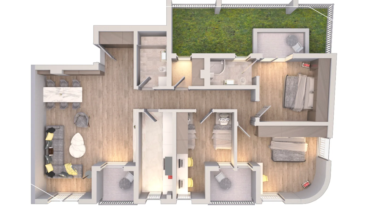Banesë në shitje 149,66m² në lagjen Bresje, Fushë Kosovë image 2