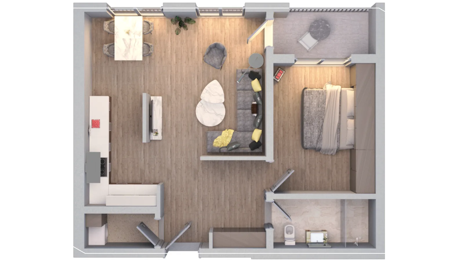 61.87m² Apartment for Sale in Bresje, Fushë Kosovë image 2