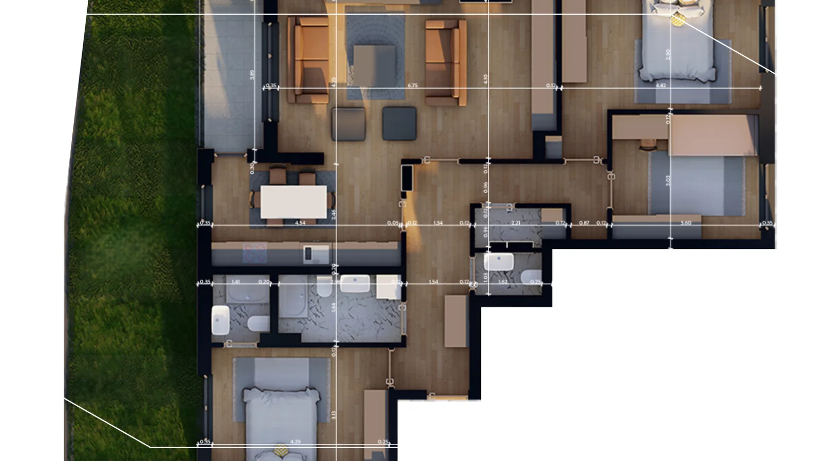 Penthouse for sale 127.6m²+37.46m² in Bregu i Diellit, Prishtina image 2
