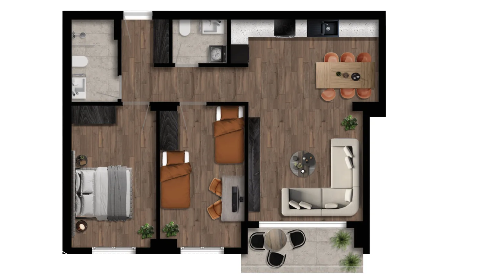 Banesë në shitje 85,37m² në lagjen Rruga A, Prishtinë image 2
