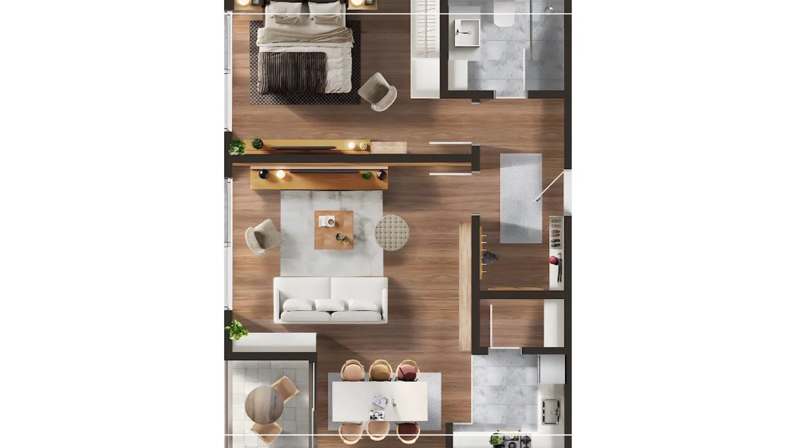 68.42m² Apartment for Sale in Dragodan, Prishtina image 2