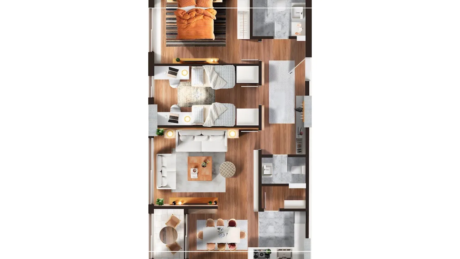 91.7m² Apartment for Sale in Dragodan, Prishtina image 2