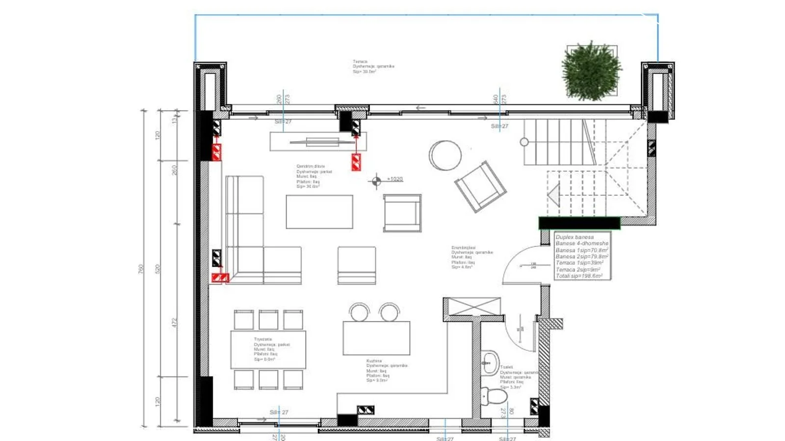 198.6m² Duplex Penthouse for Sale in Marigona Hill, Prishtina image 2