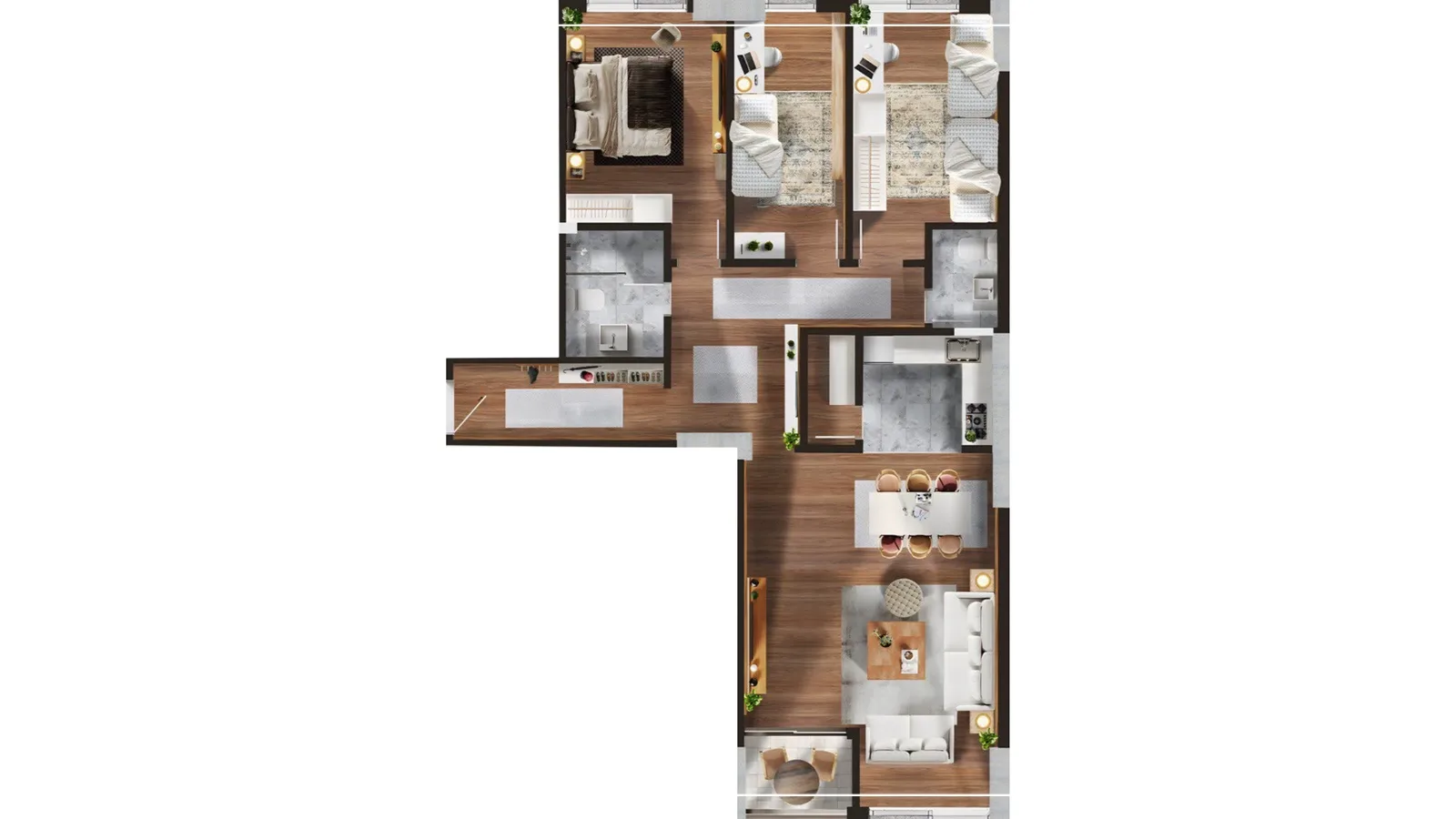 124,19m² Wohnung zum Verkauf in Dragodan, Prishtina image 2