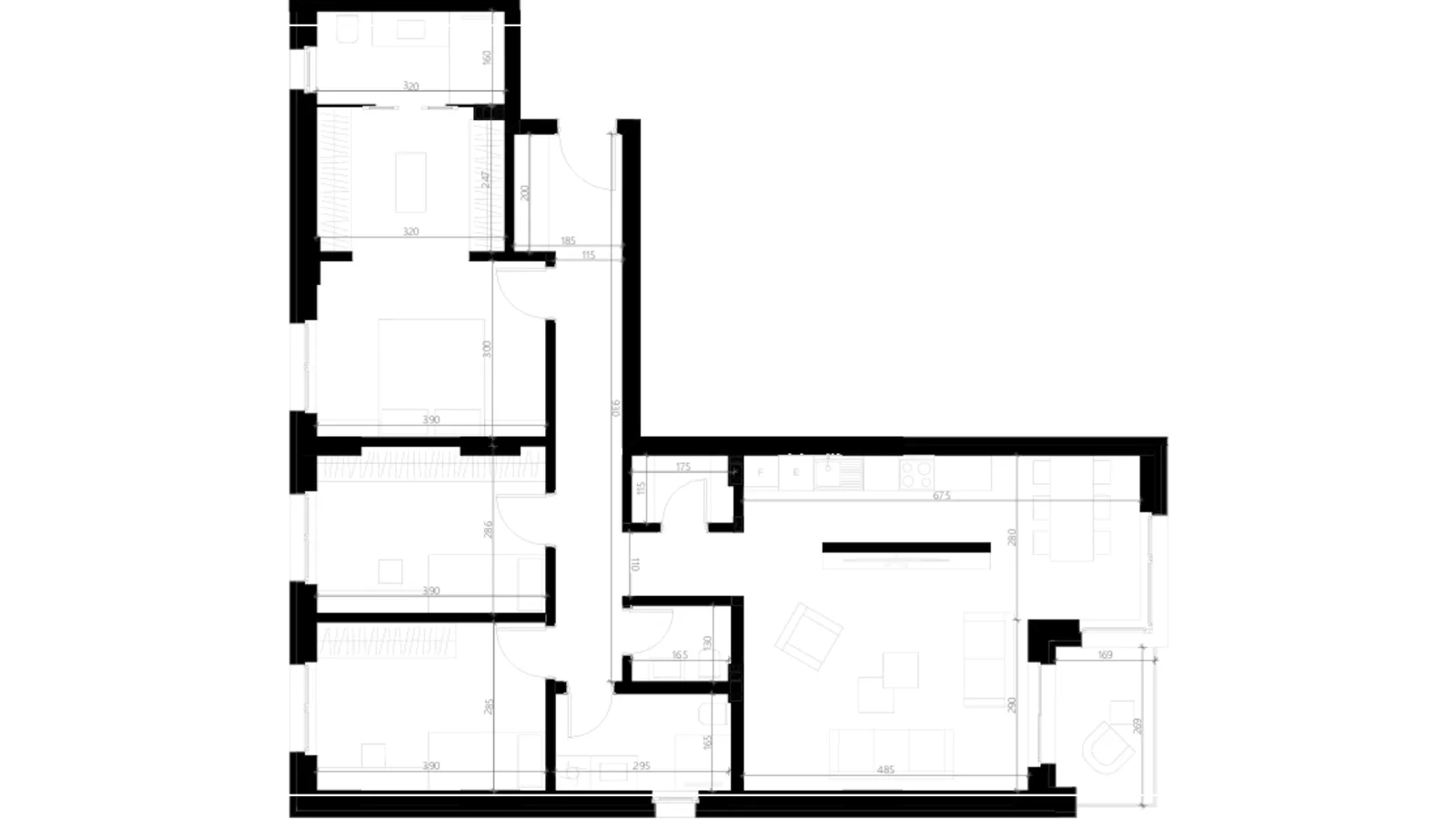 Apartment for sale 127.6m² near Rruga A, Prishtina image 2