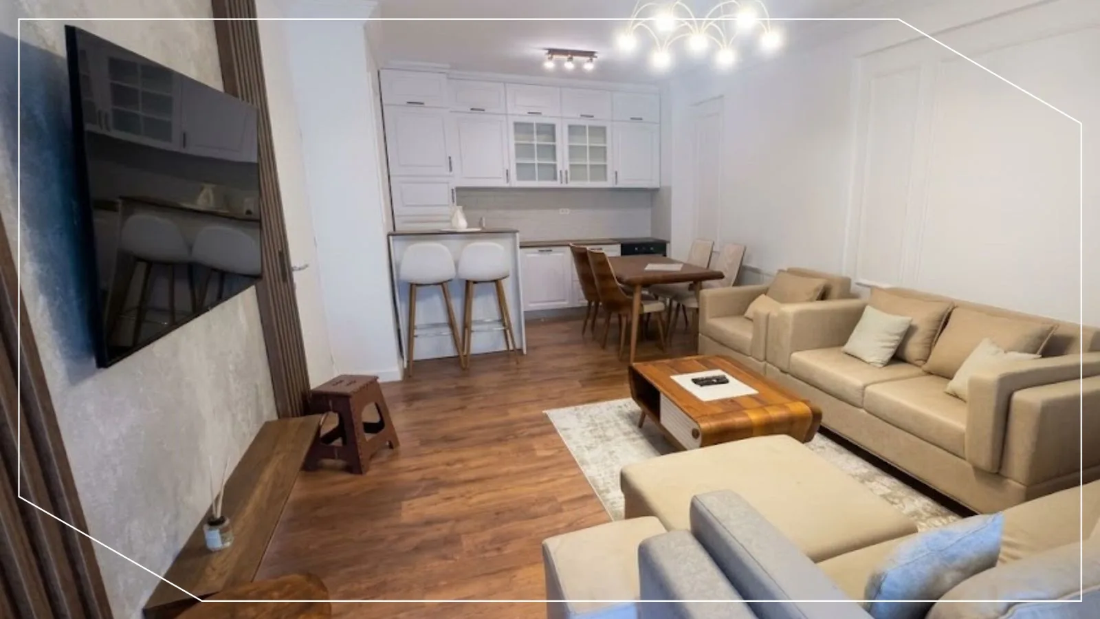 65m² Wohnung zur Miete im Viertel Prishtina e Re, Pristina image 2